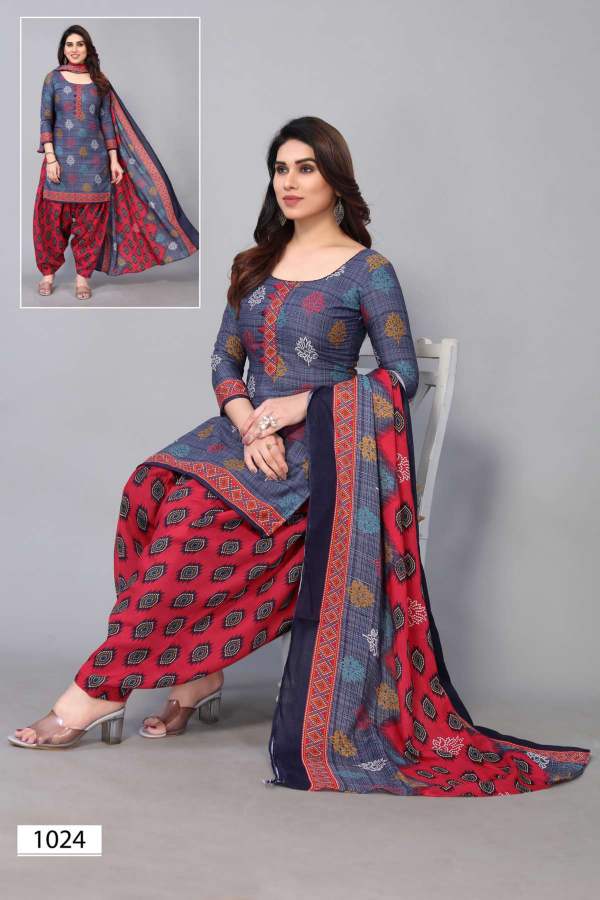 Patiyala Special 1013 Daily Casual Wear Wholesale Cotton Dress Material
